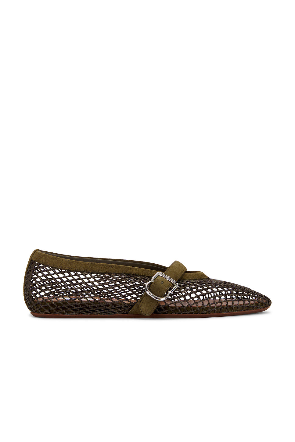 ALAΪA La Ballerine Fishnet Flat