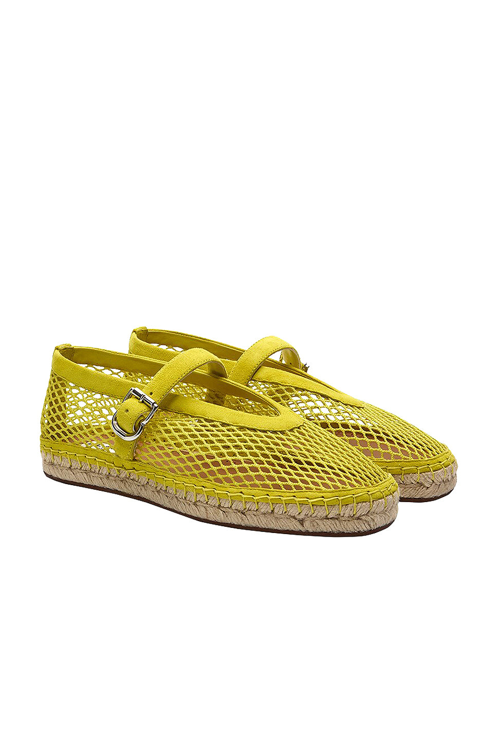 Fishnet Espadrille Flat