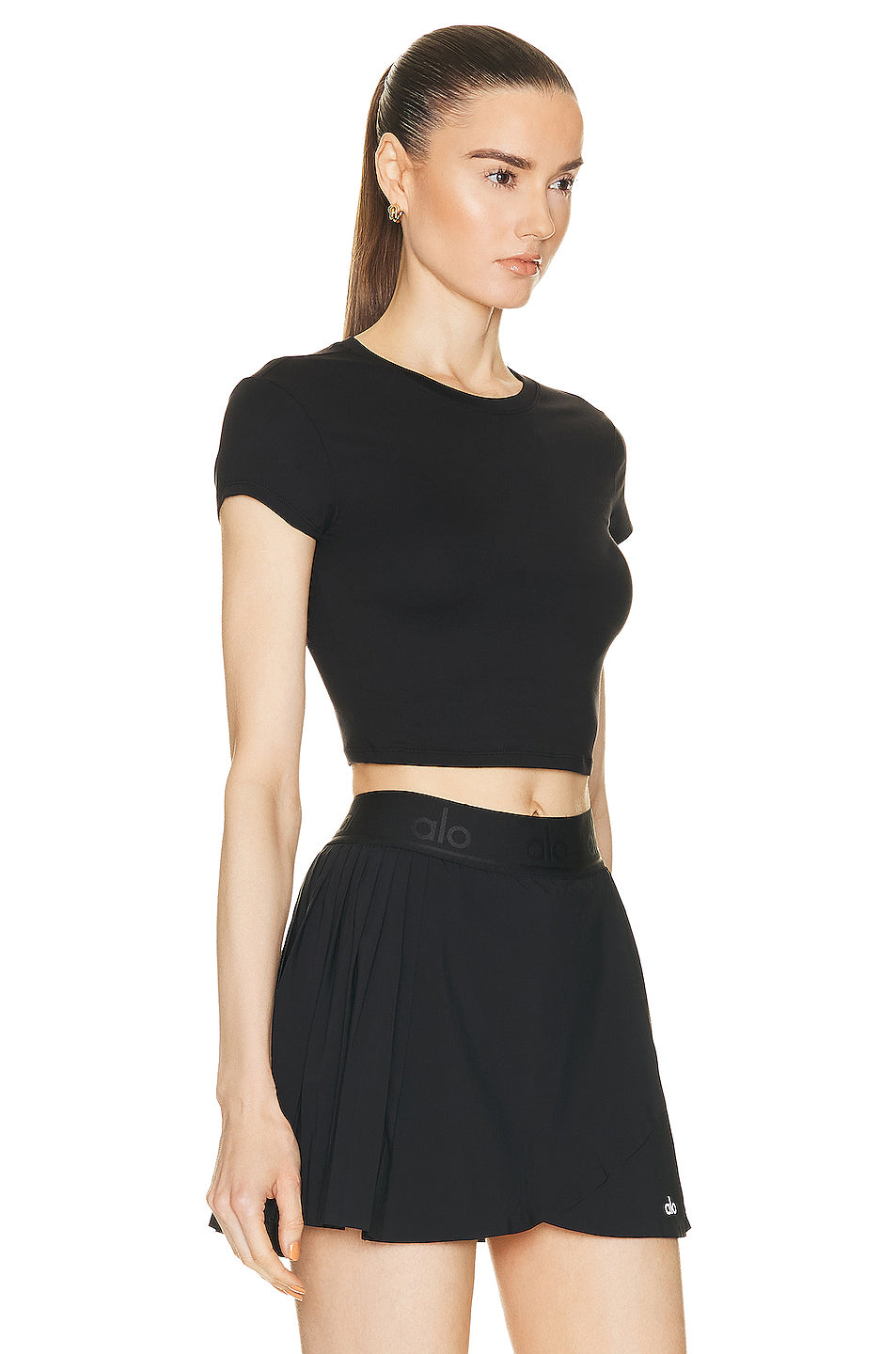 Soft Crop Finesse Short Sleeve Top