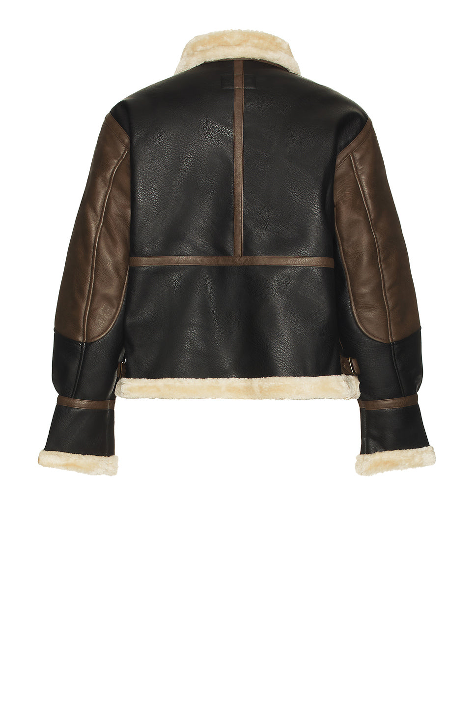 Faux Leather B-3 Mod Jacket