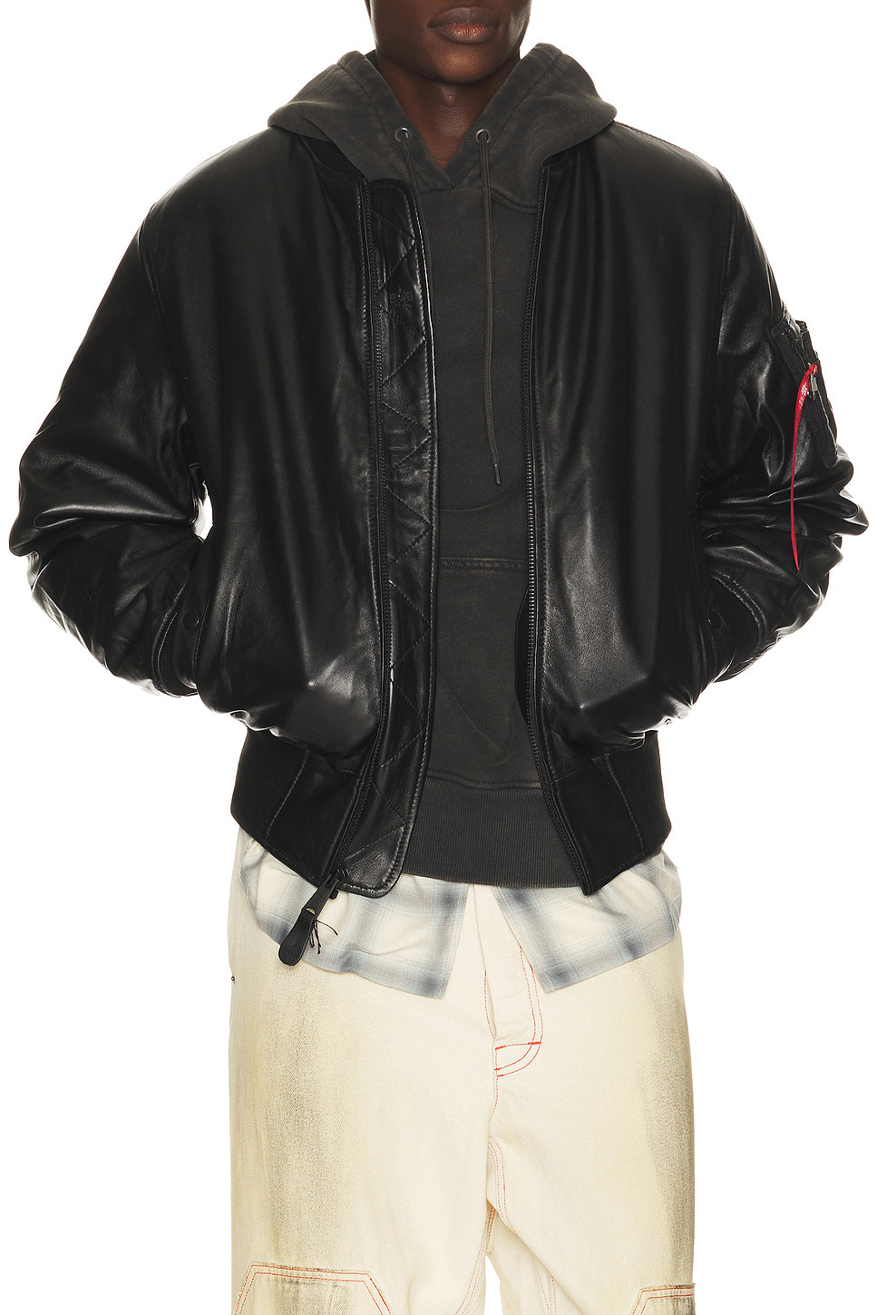 MA-1 Heritage Fit Leather Flight Jacket