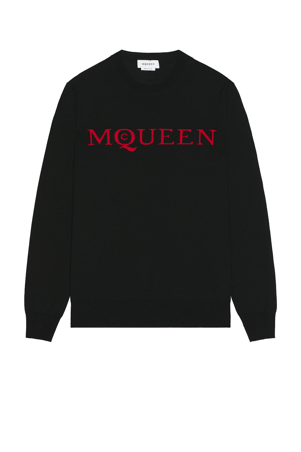 Crew Neck Jacquard Sweater