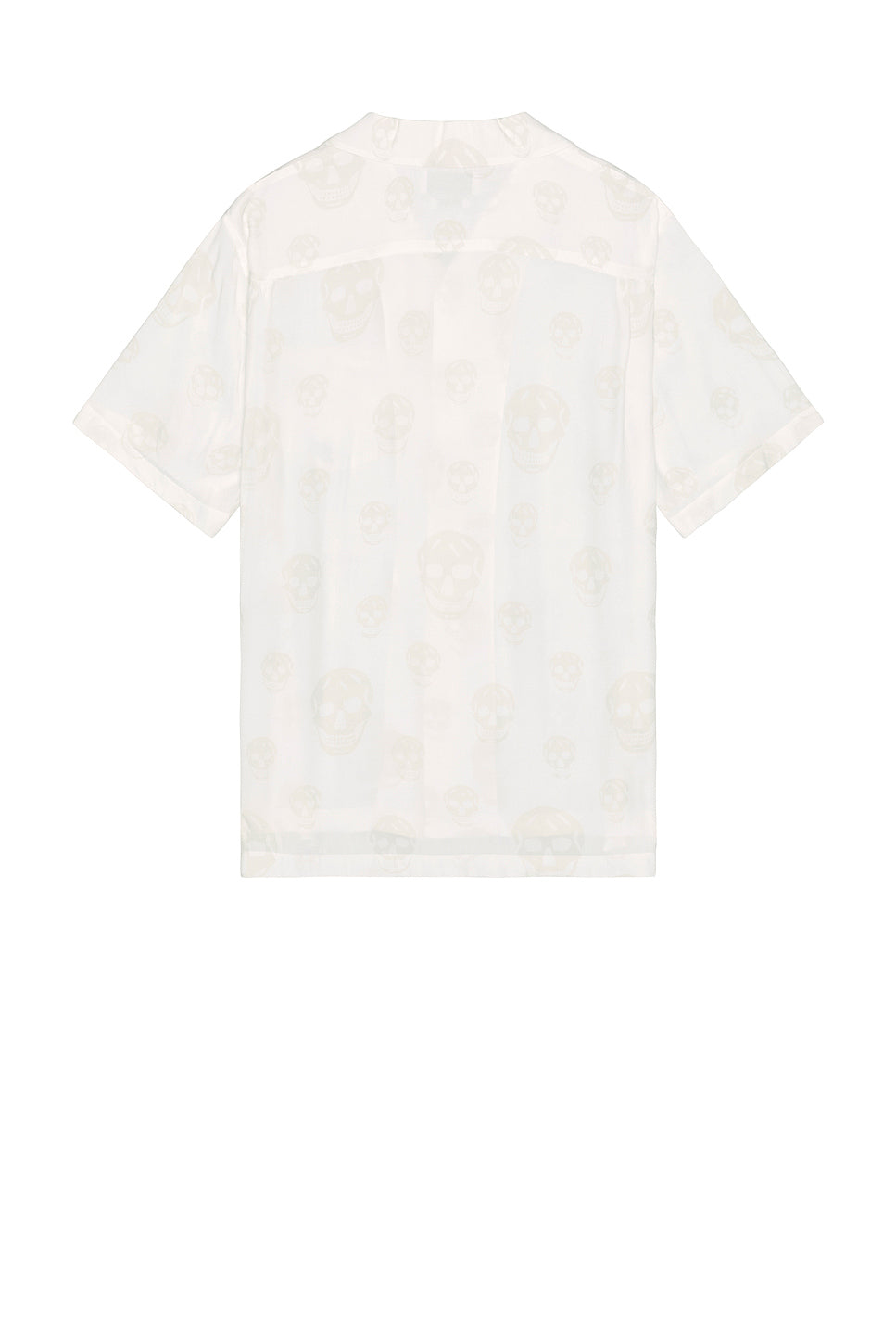 Printed Hawaiian Skull Print Shirt