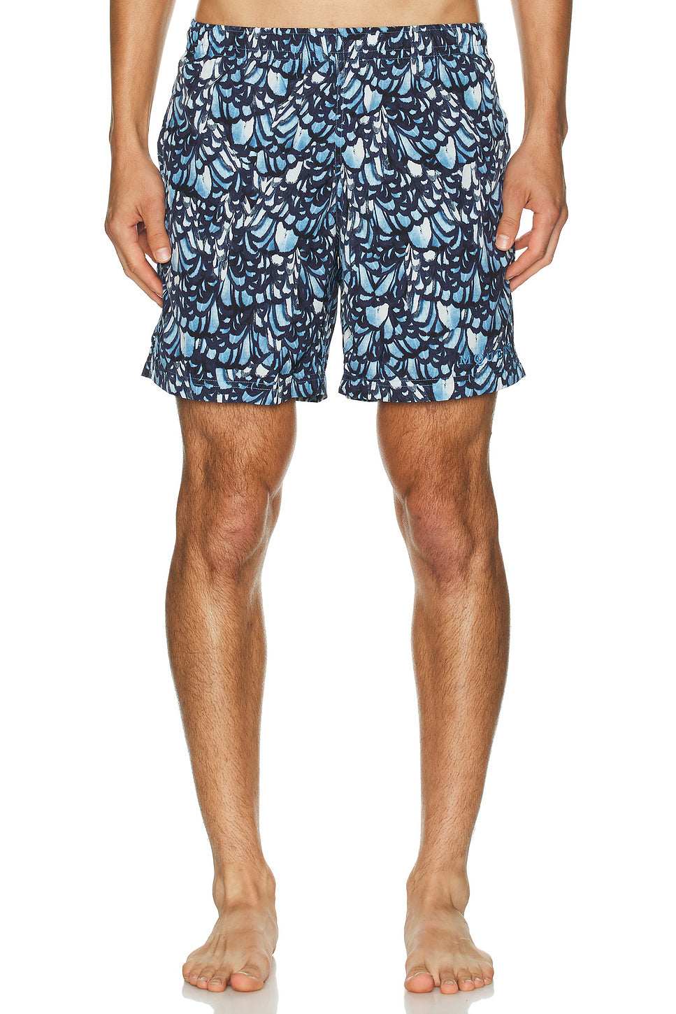 Feather Print Swim Short