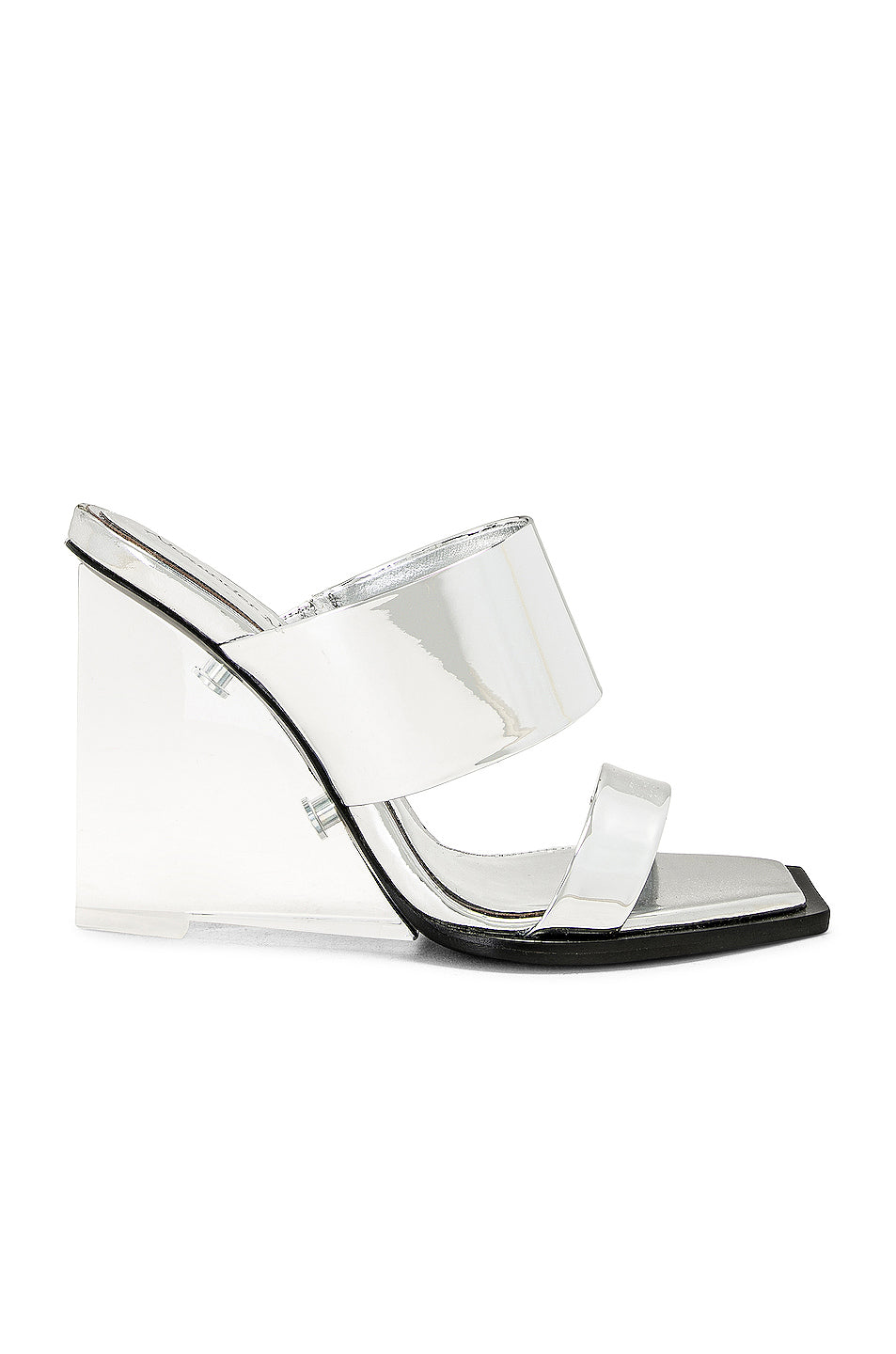 Double Strap Shard Wedge Sandal