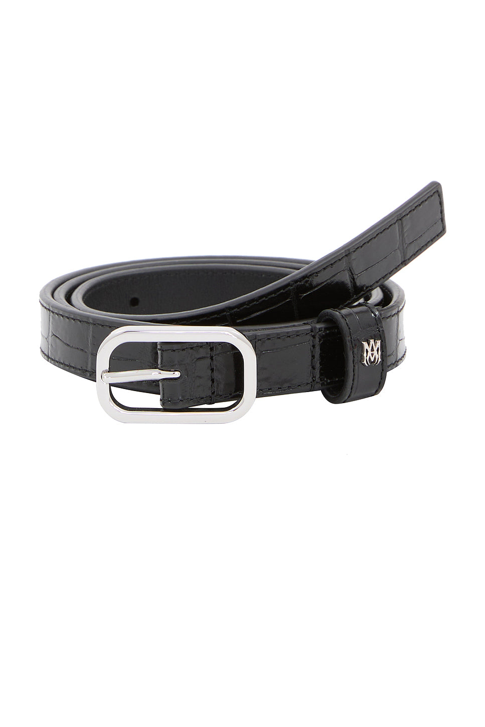 Croc Embossed 2cm Belt