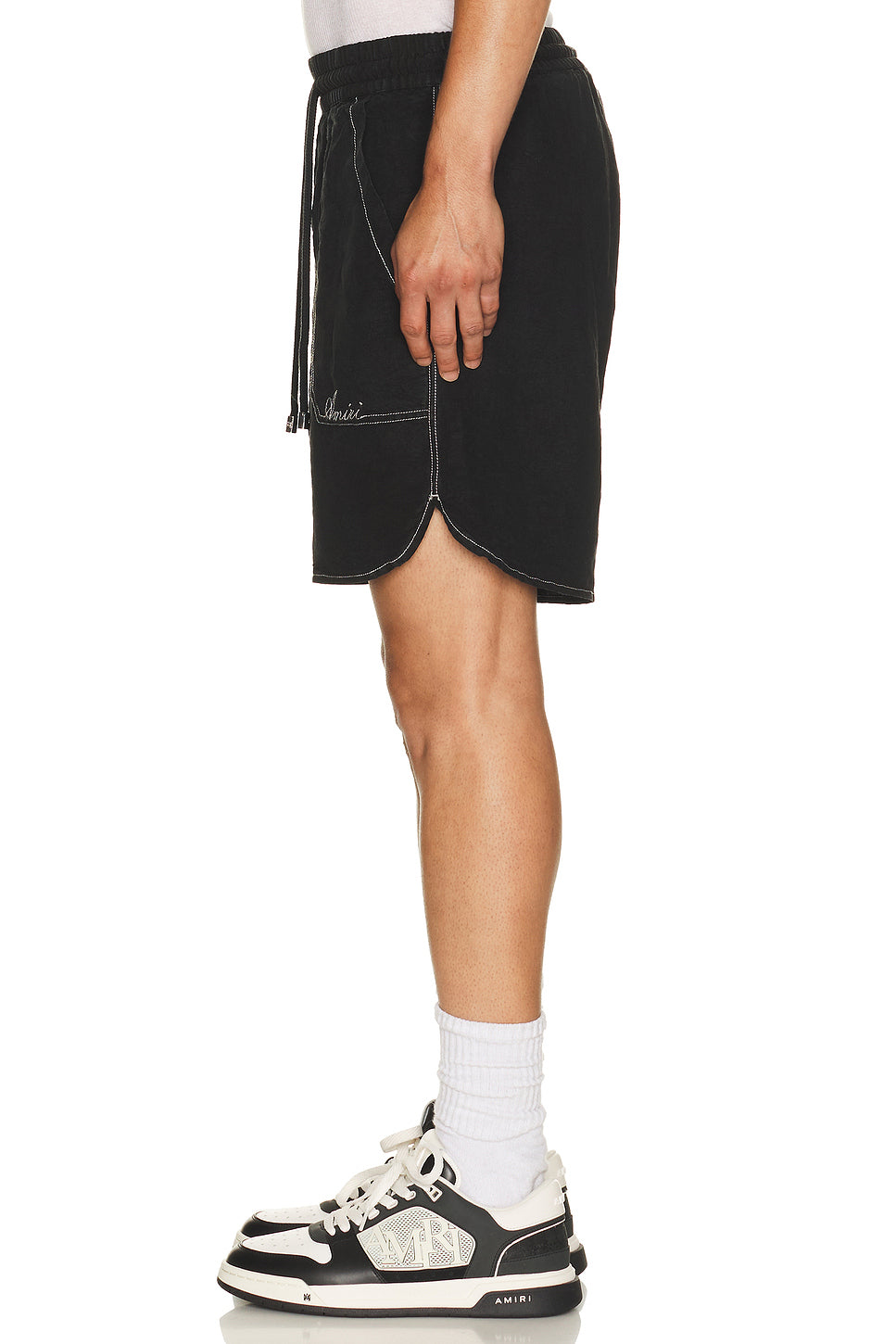 Script Linen Short
