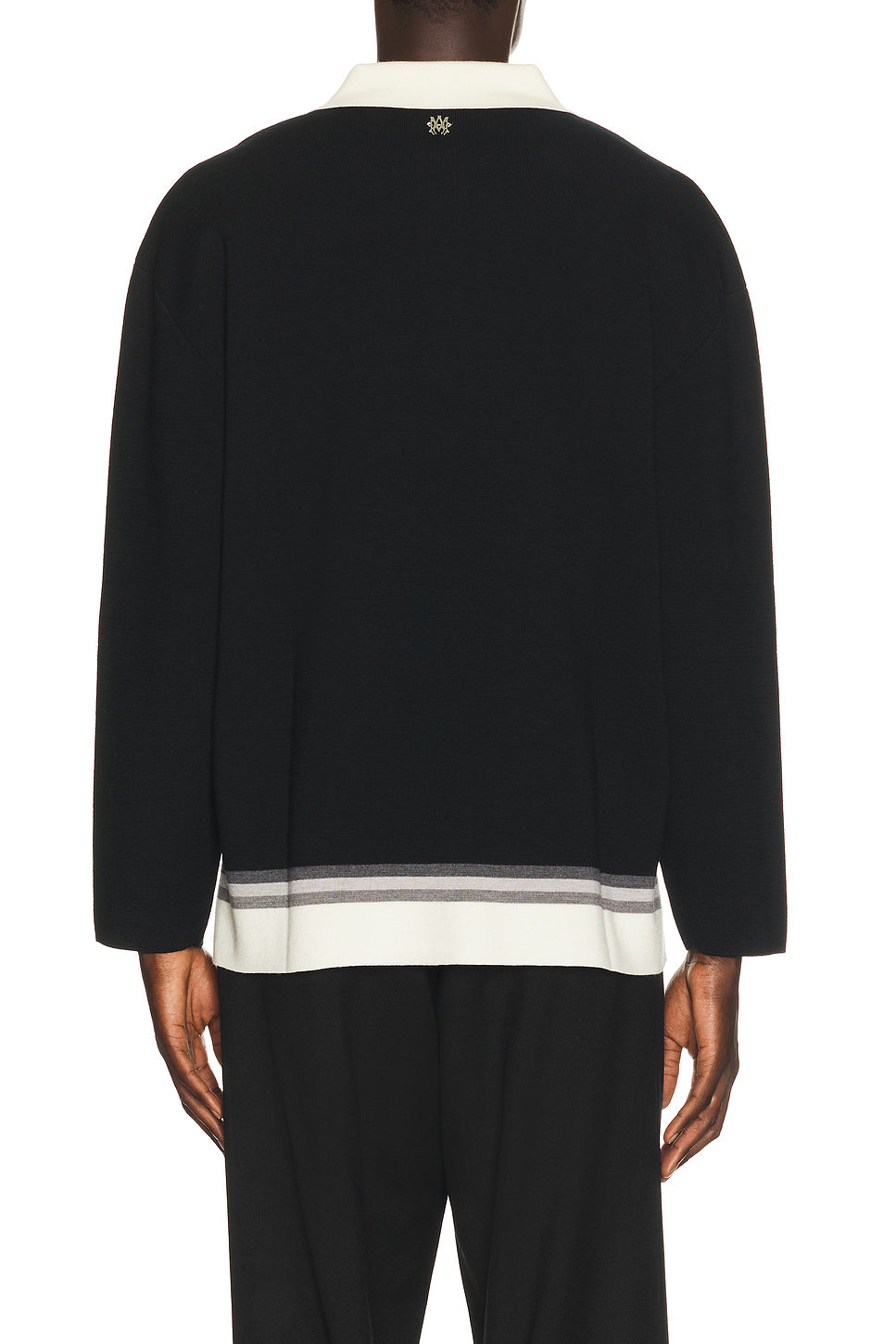 Lasso Knit OS Long Sleeve Polo