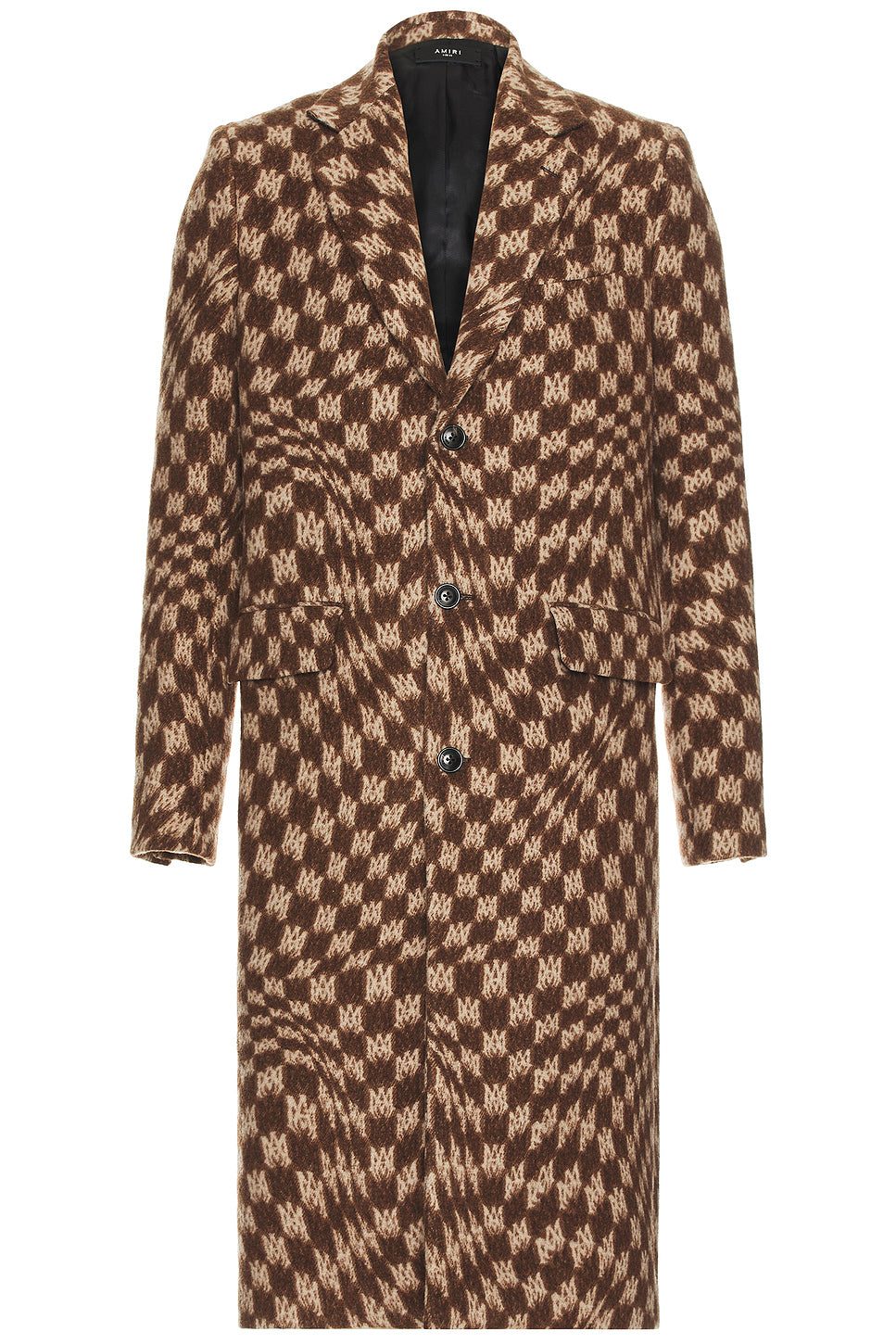 Jacquard Wavy Overcoat