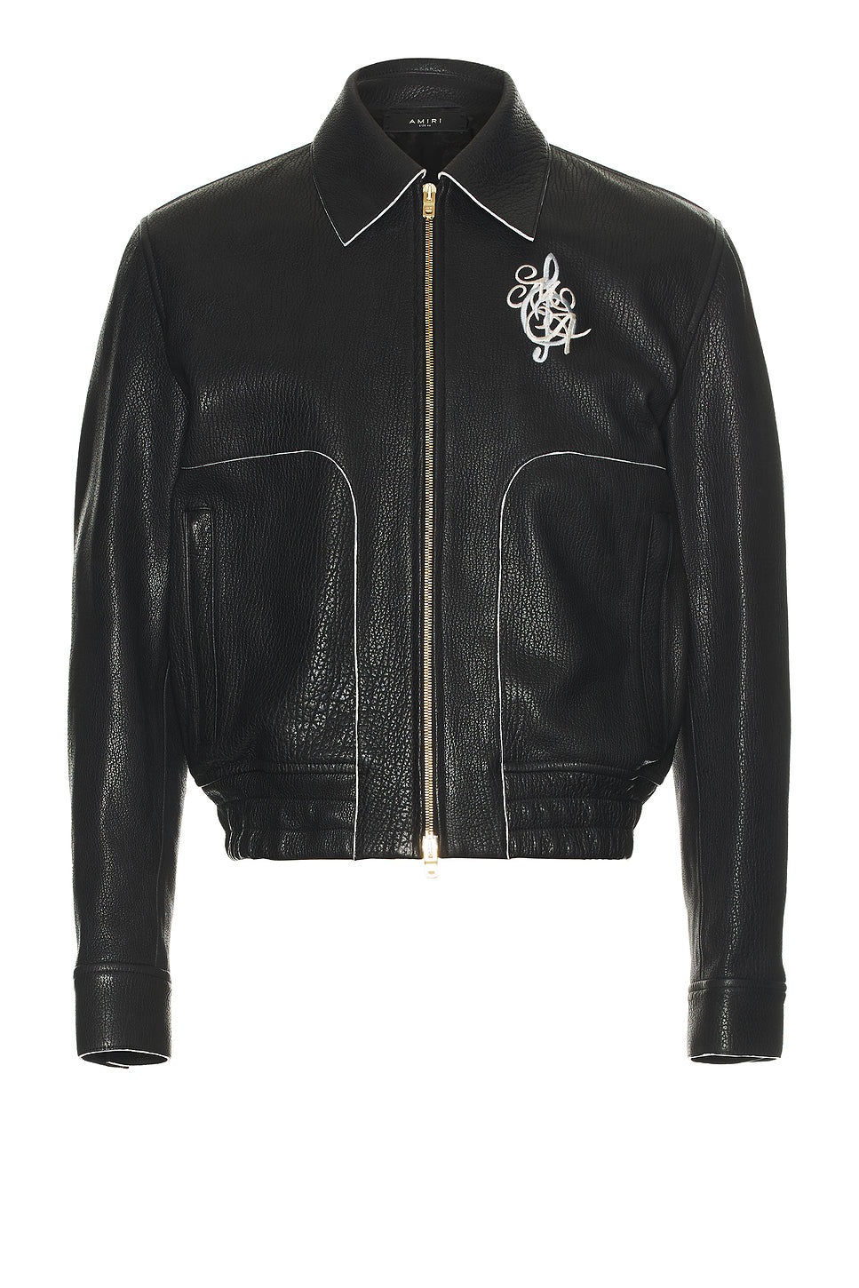 MA Music Note Leather Blouson