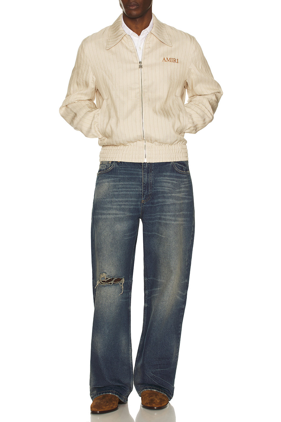Striped Blouson