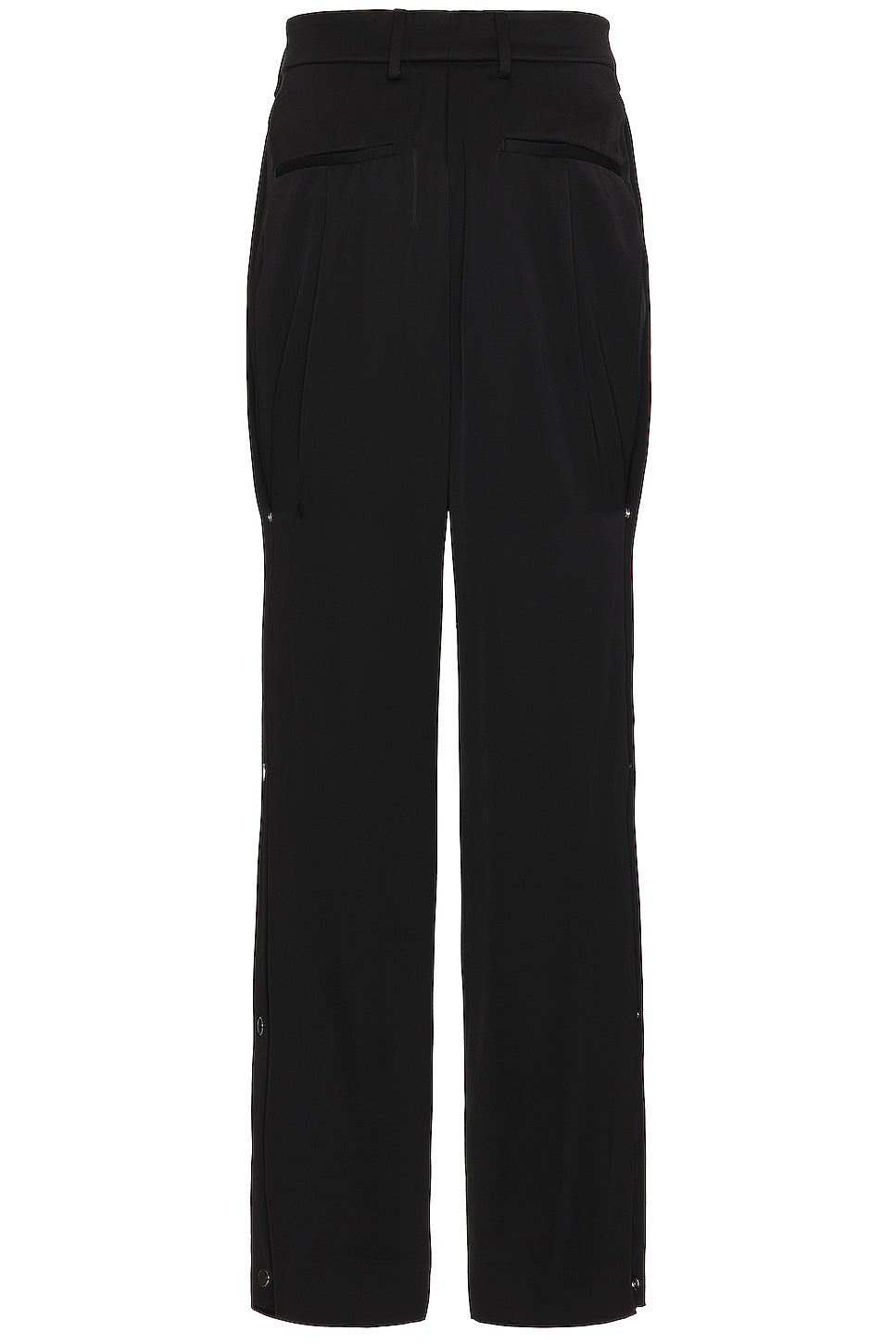 Side Pleat Snap Pants