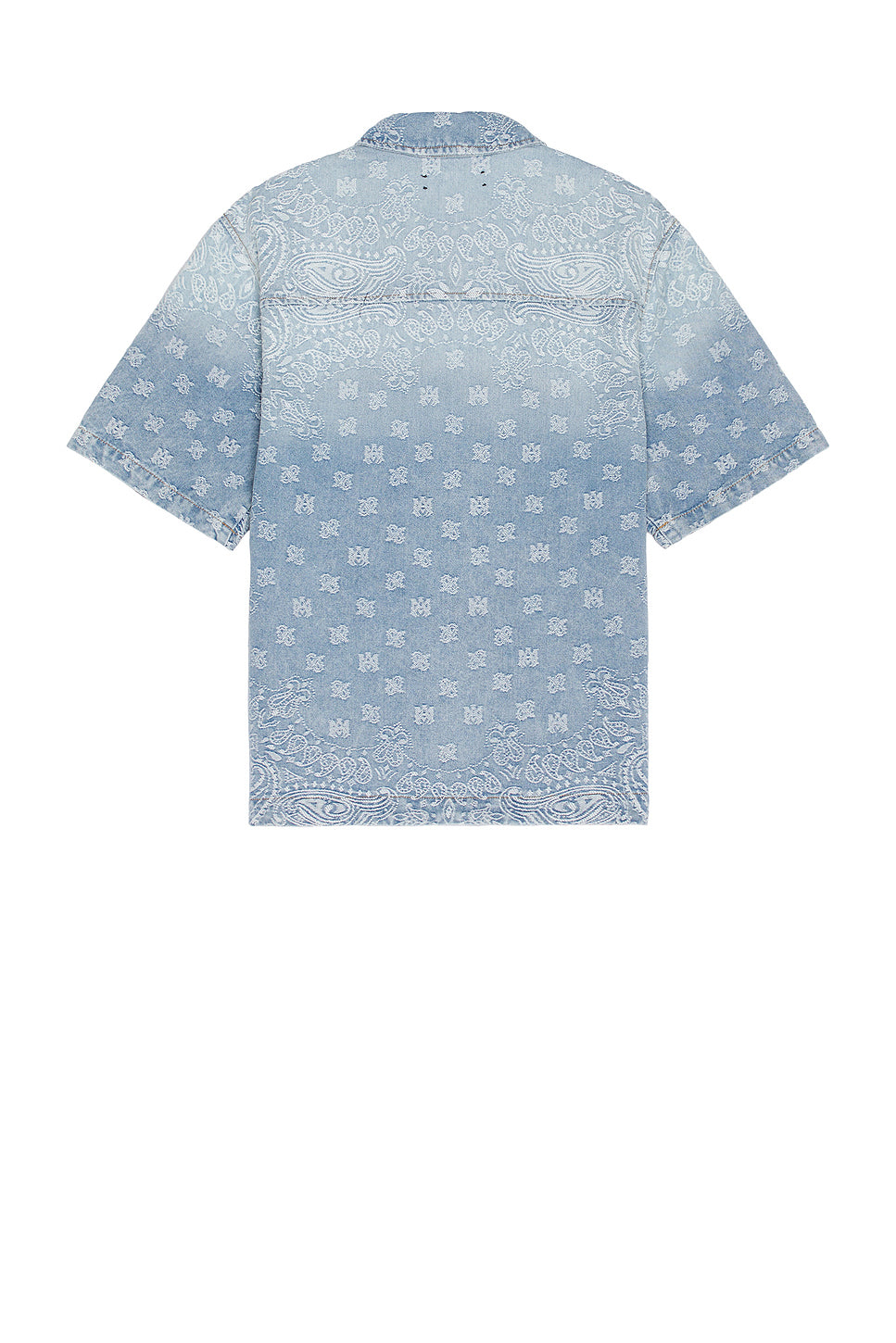 Bandana Jacquard Snap Short Sleeve Shirt