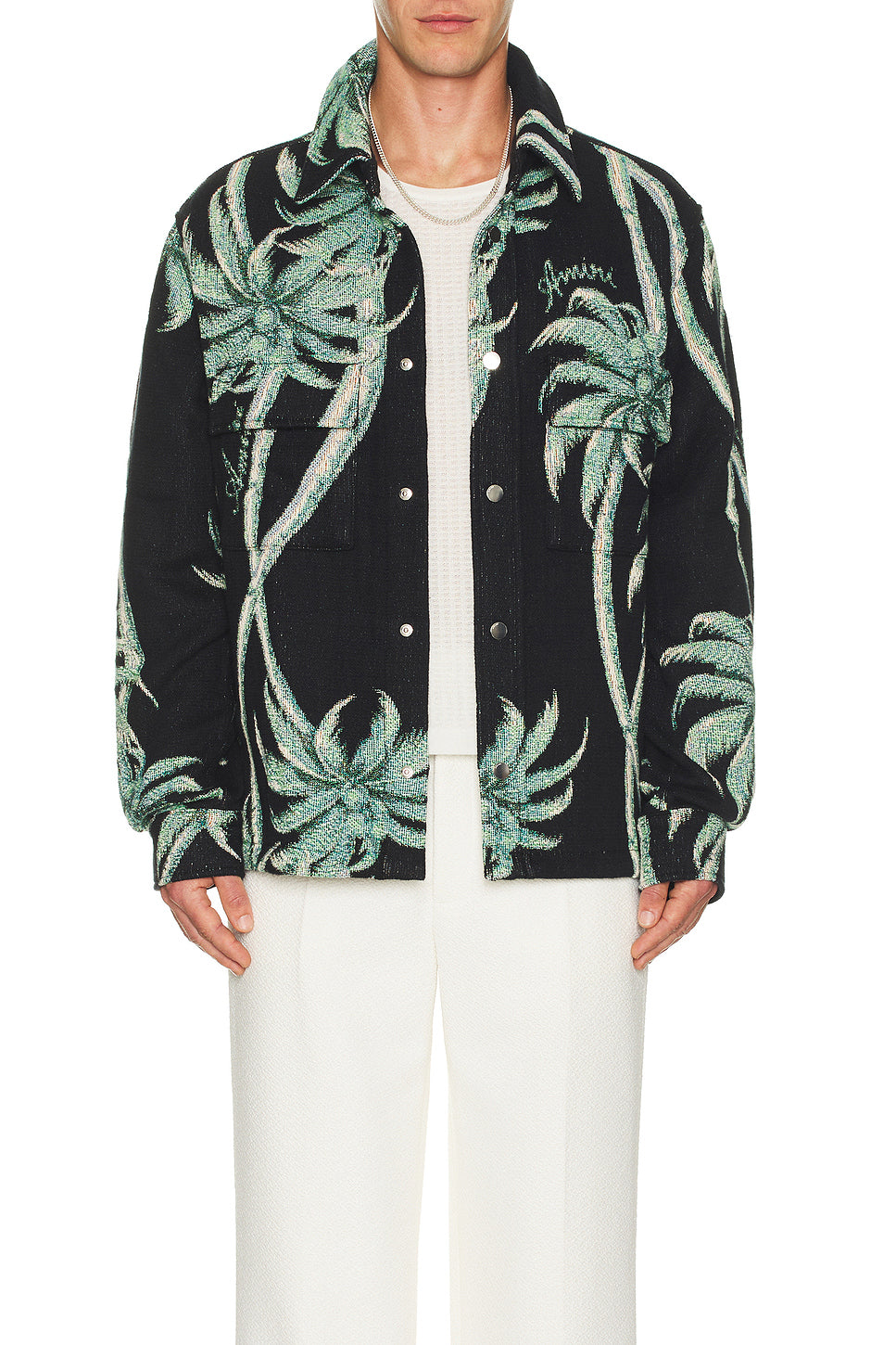 Palm Tapestry Overshirt