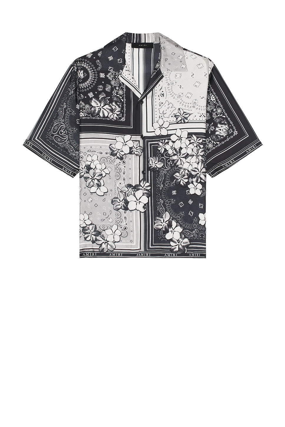 Bandana Floral Bowling Shirt