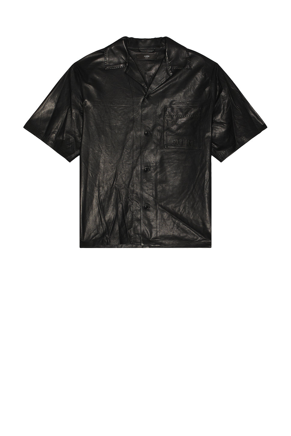 Lightweight Leather Camp Shirt