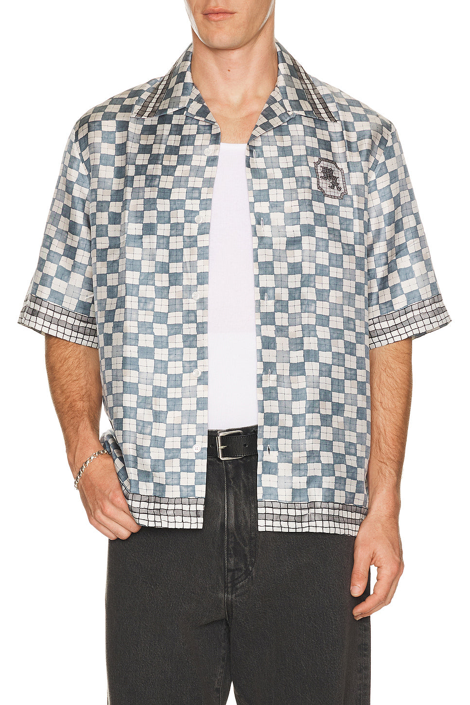MA Checkered Bowling Shirt