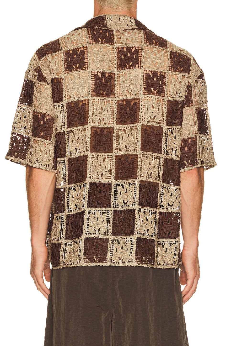 MA Check Lace Camp Shirt