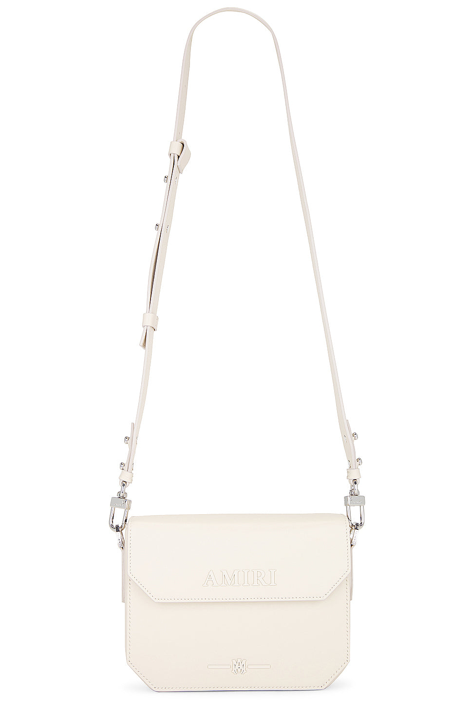 Nappa Leather Flap Crossbody Bag