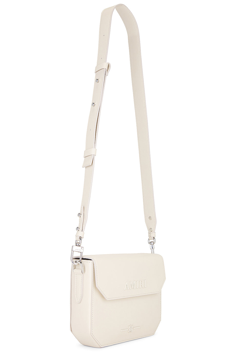 Nappa Leather Flap Crossbody Bag