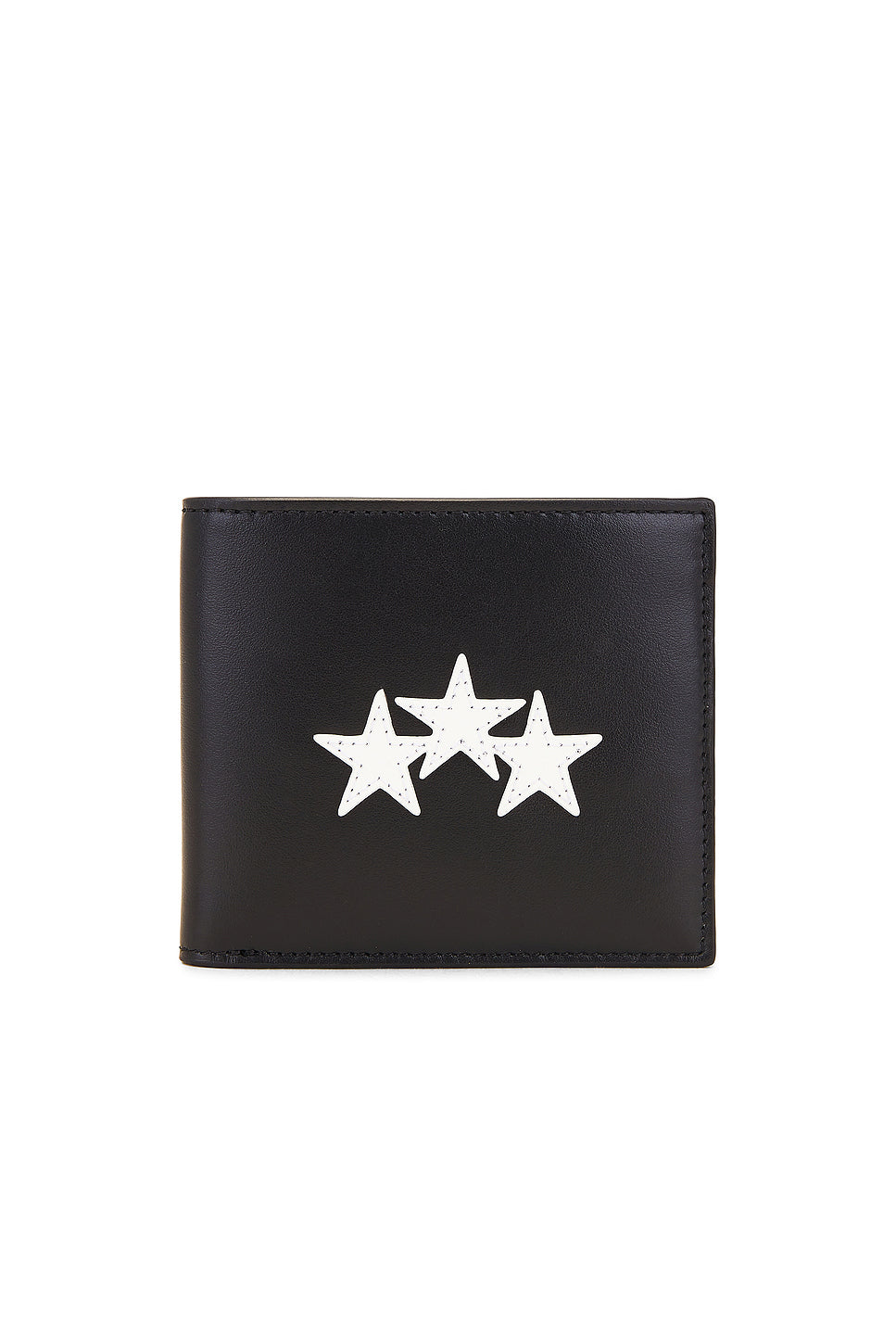 Three Star Leather Bifold Wallet