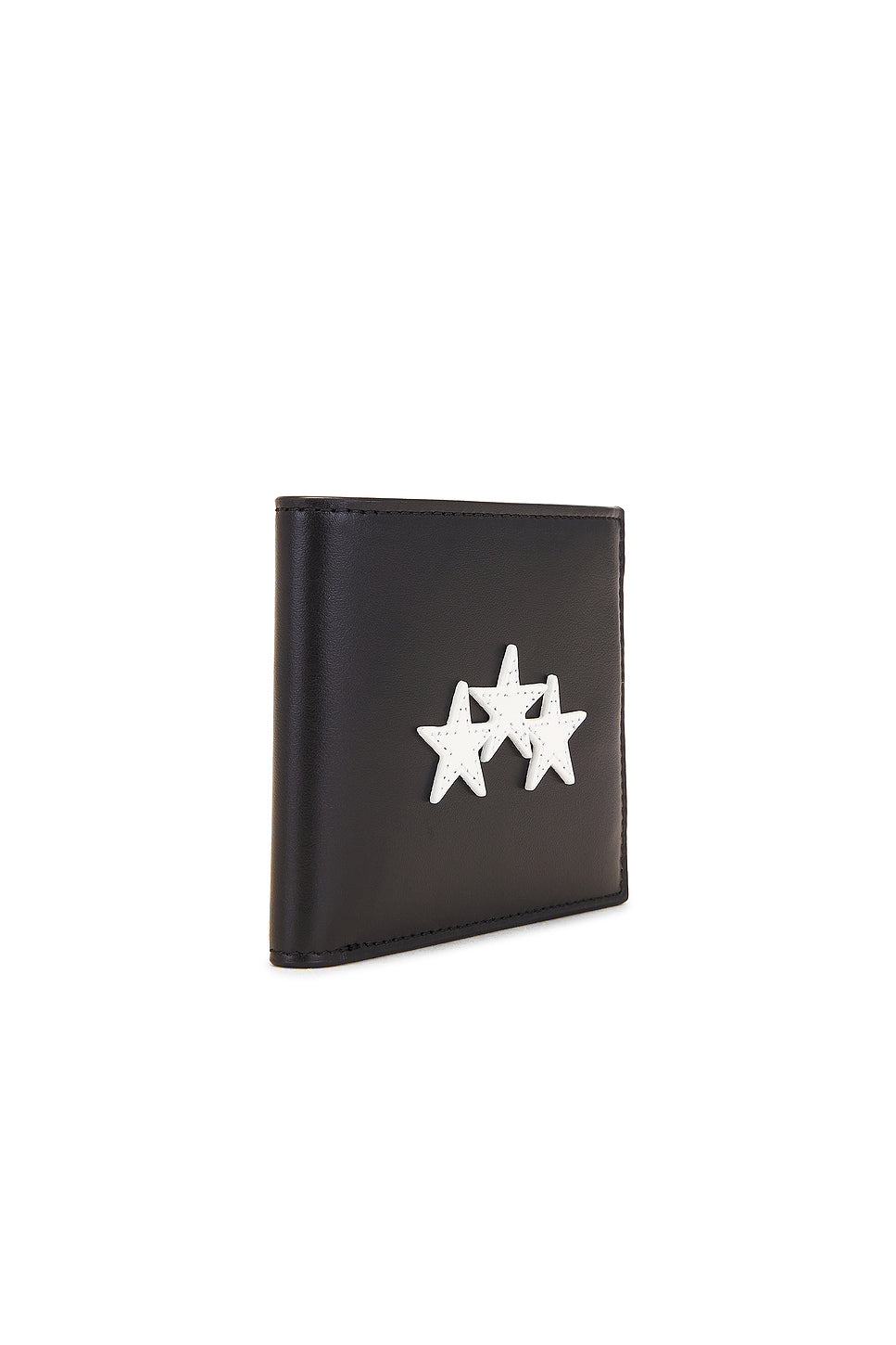 Three Star Leather Bifold Wallet