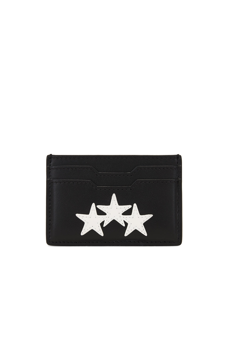 Three Star Leather Card Holder