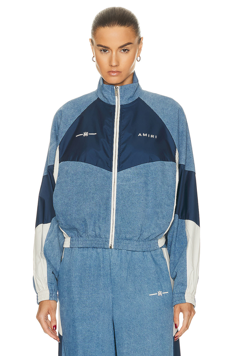 Chambray Retro Track Jacket