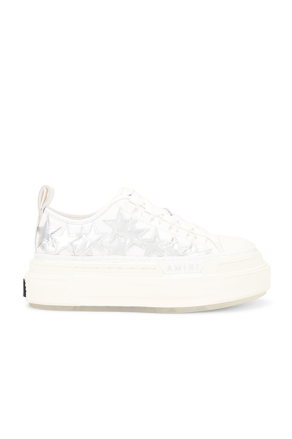 Metallic Platform Stars Court Sneaker