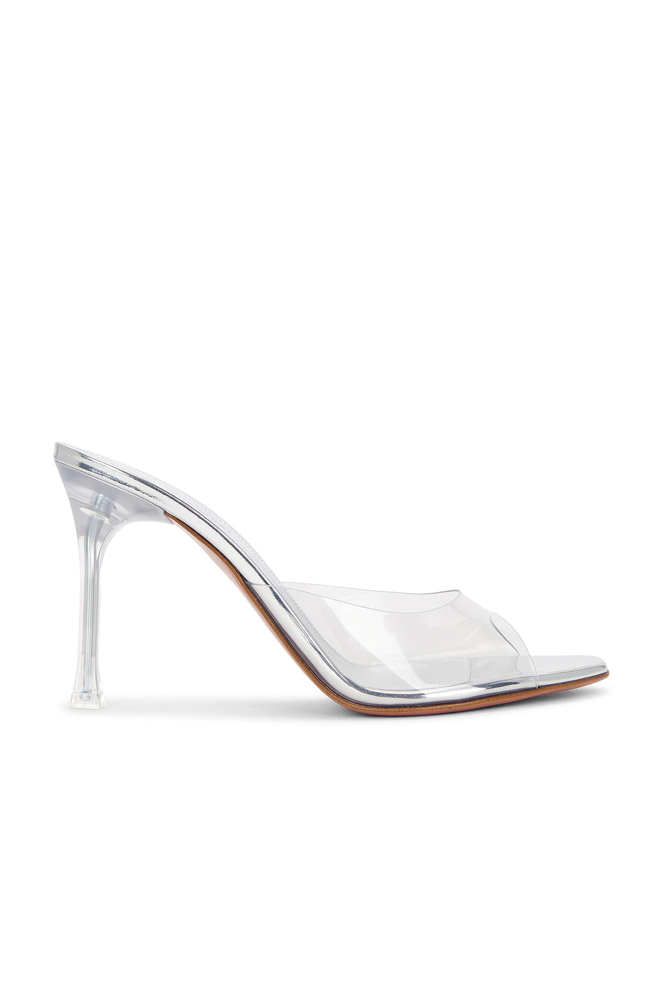 Alexa Pvc Glass Slipper Mule