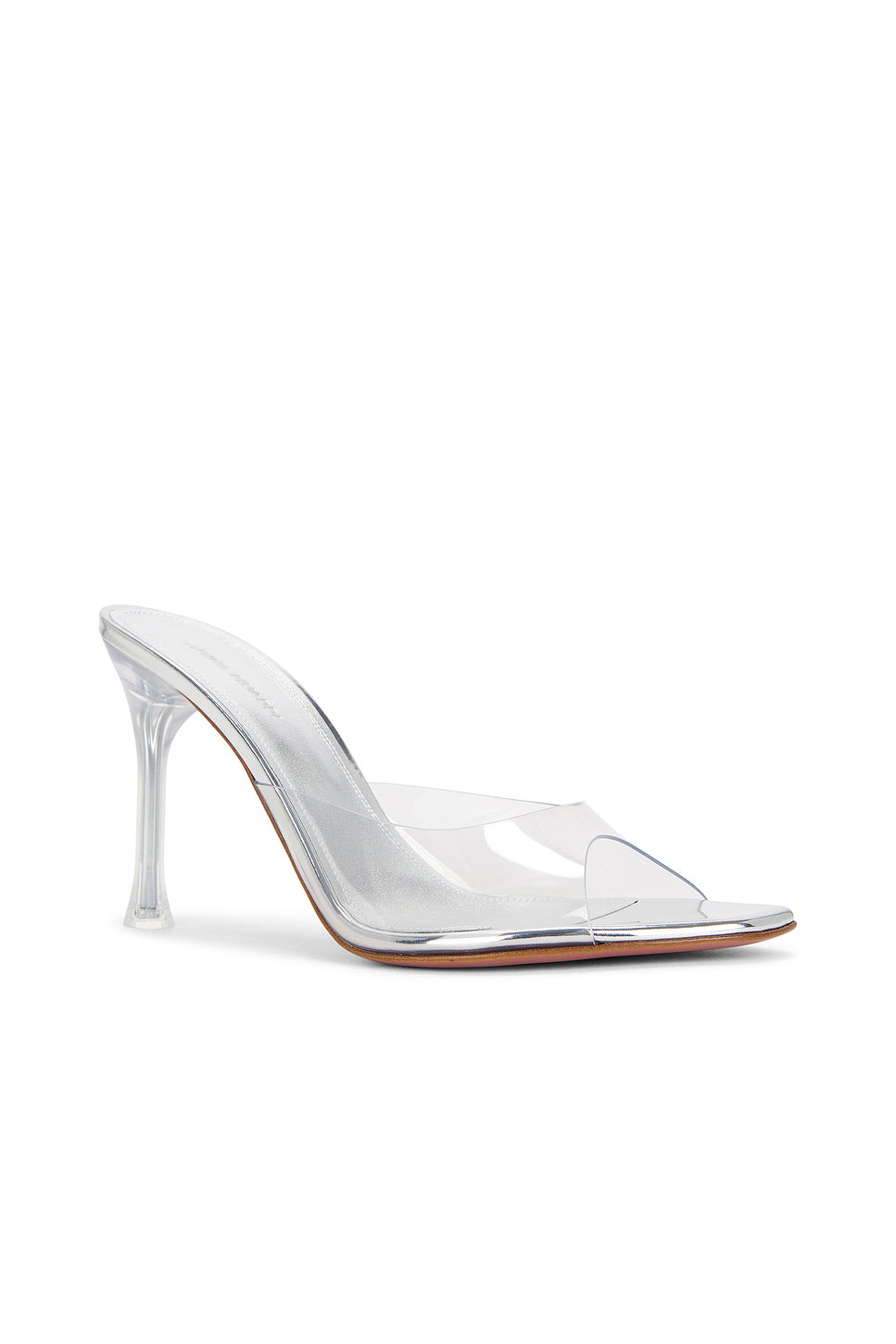 Alexa Pvc Glass Slipper Mule