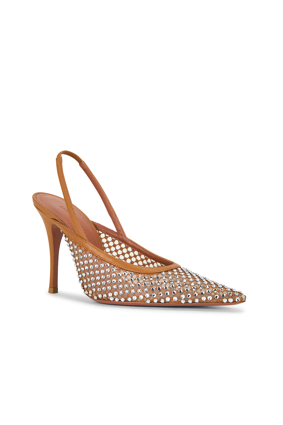 Felicia 100 Crystal Net Sling Pump