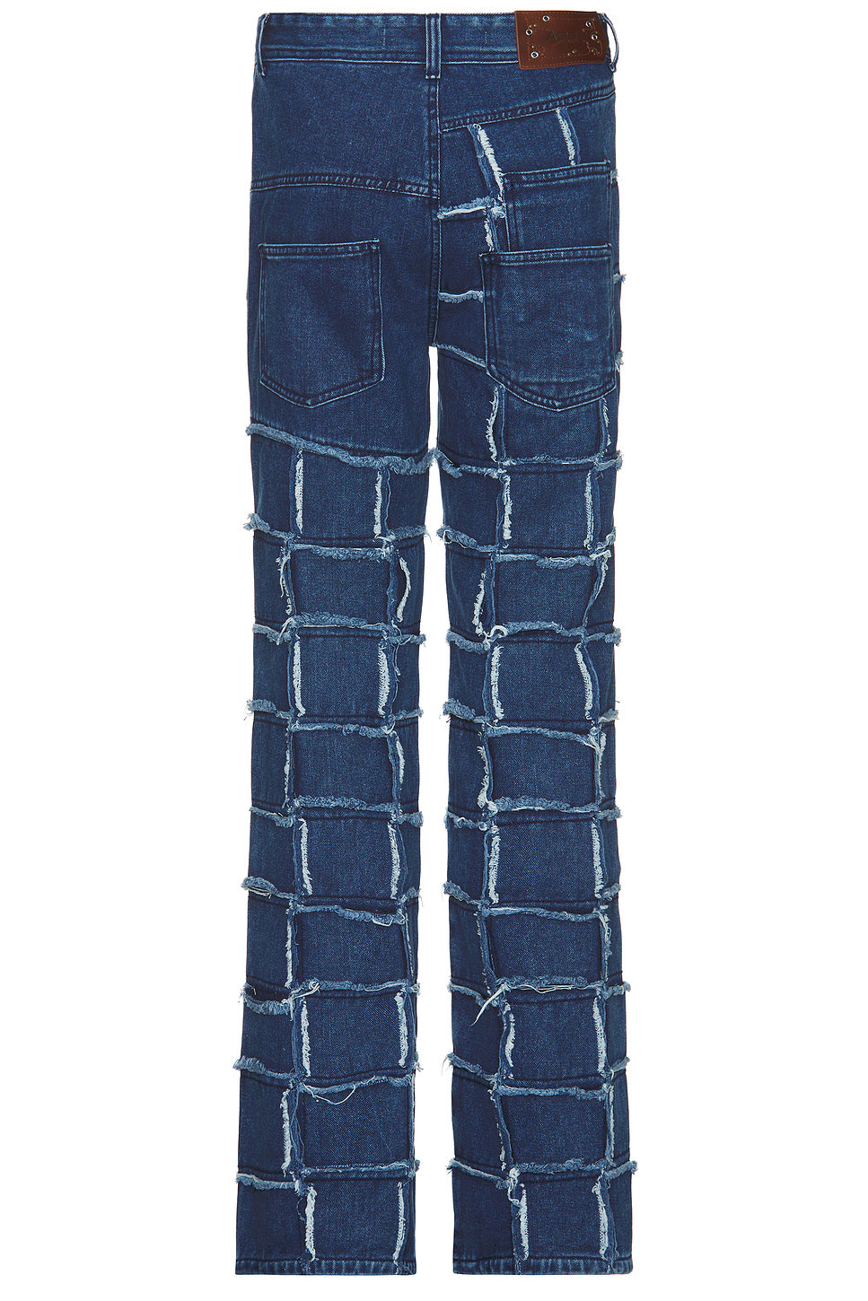 New Patchwork Wide Leg Jeans