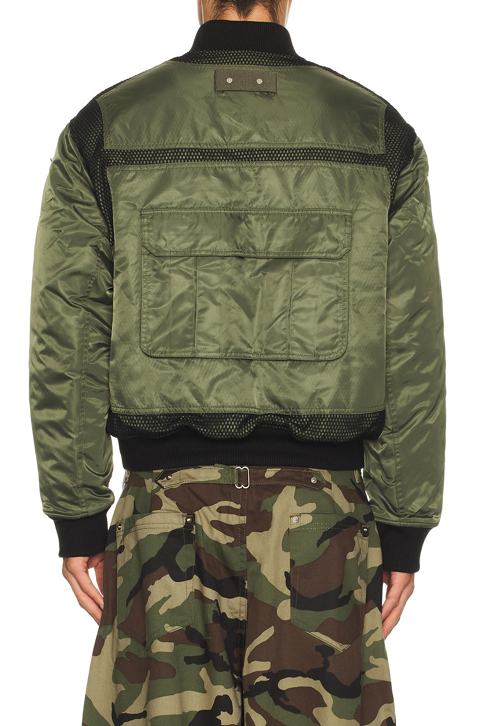 Flight Layered Washed Bomber Jacket