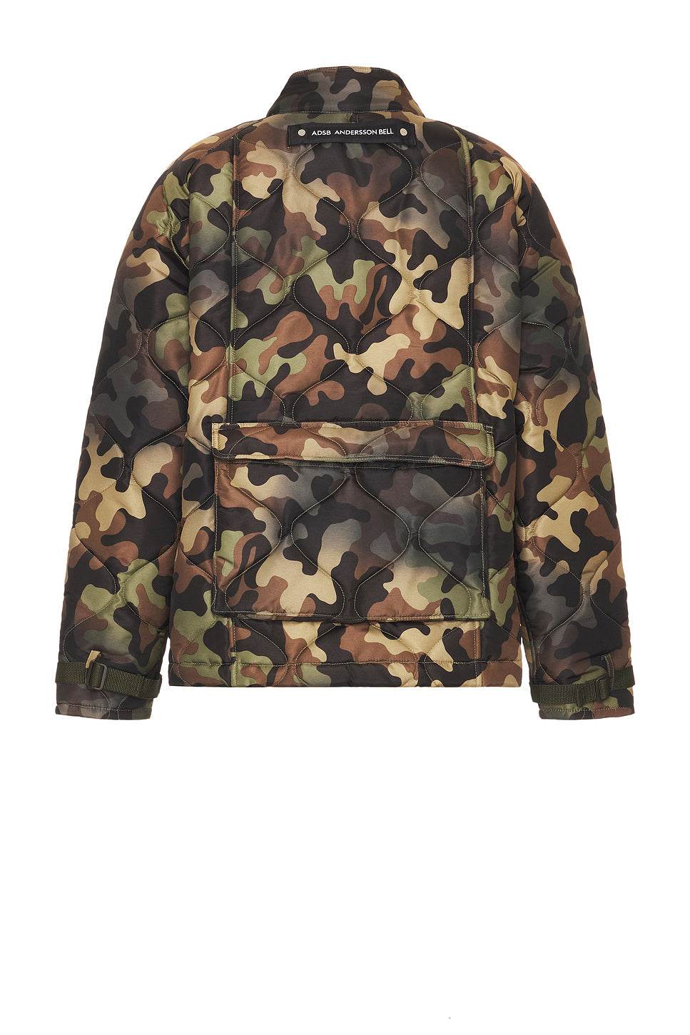 Multi-Pocket Camouflage Quilted Jumper