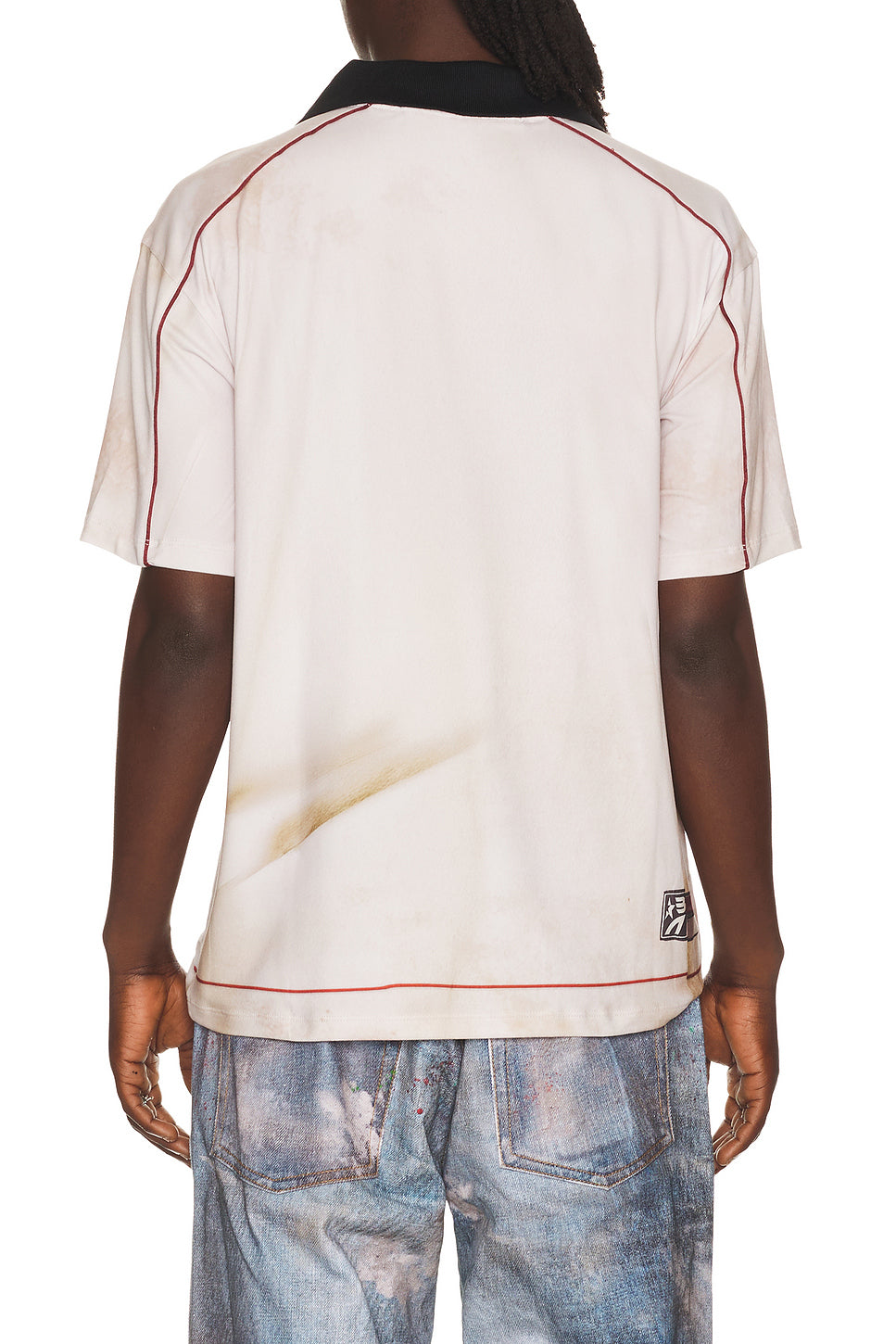 Dust Printed Football Jersey T-Shirt