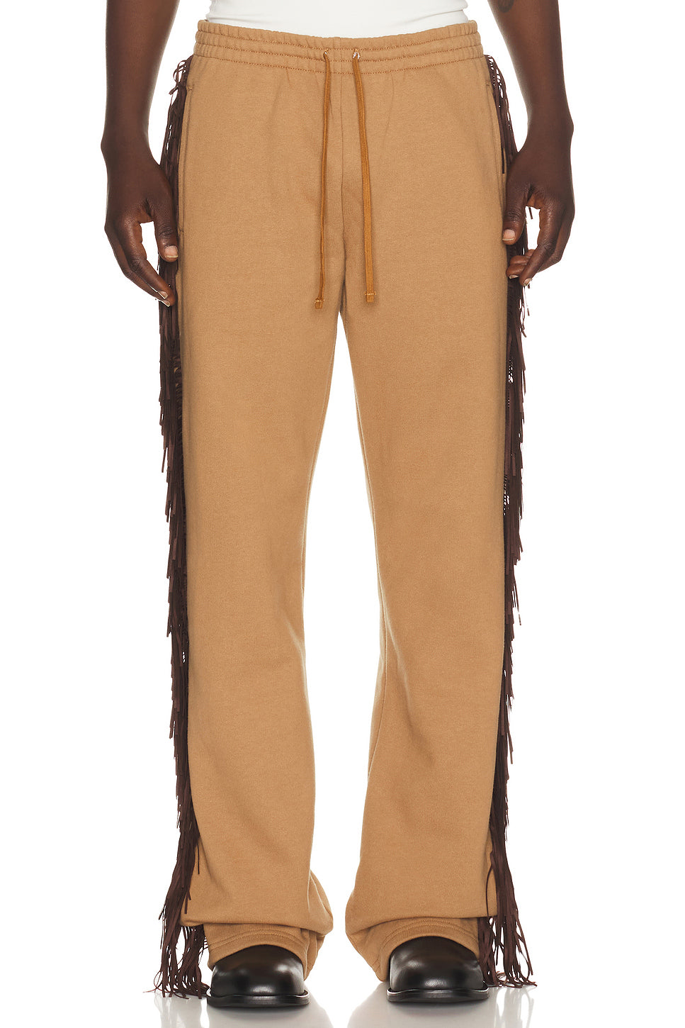 Fringed Straight Cut Pant