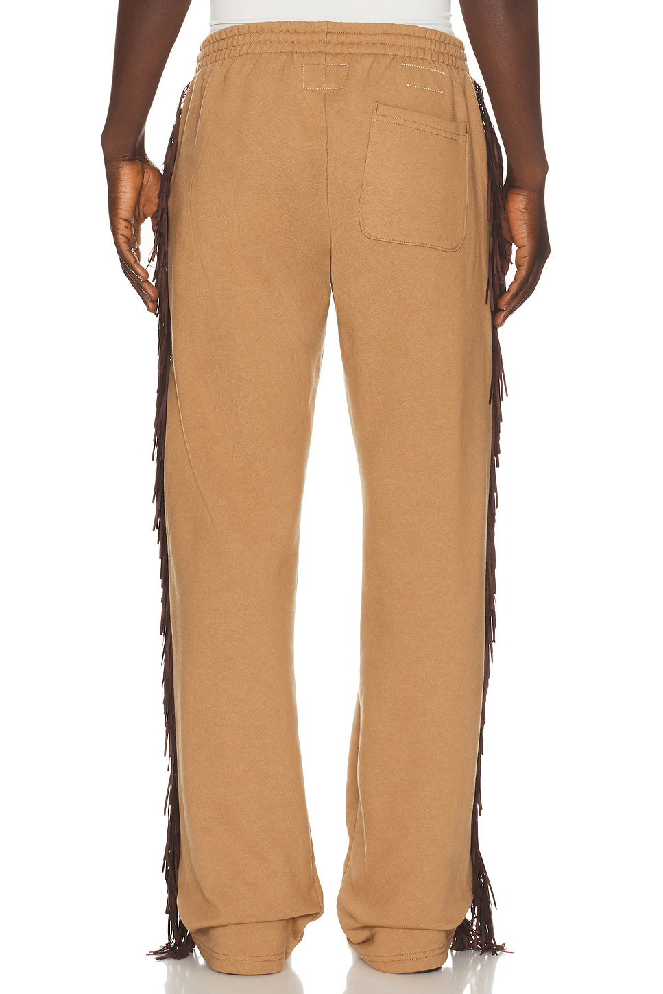 Fringed Straight Cut Pant