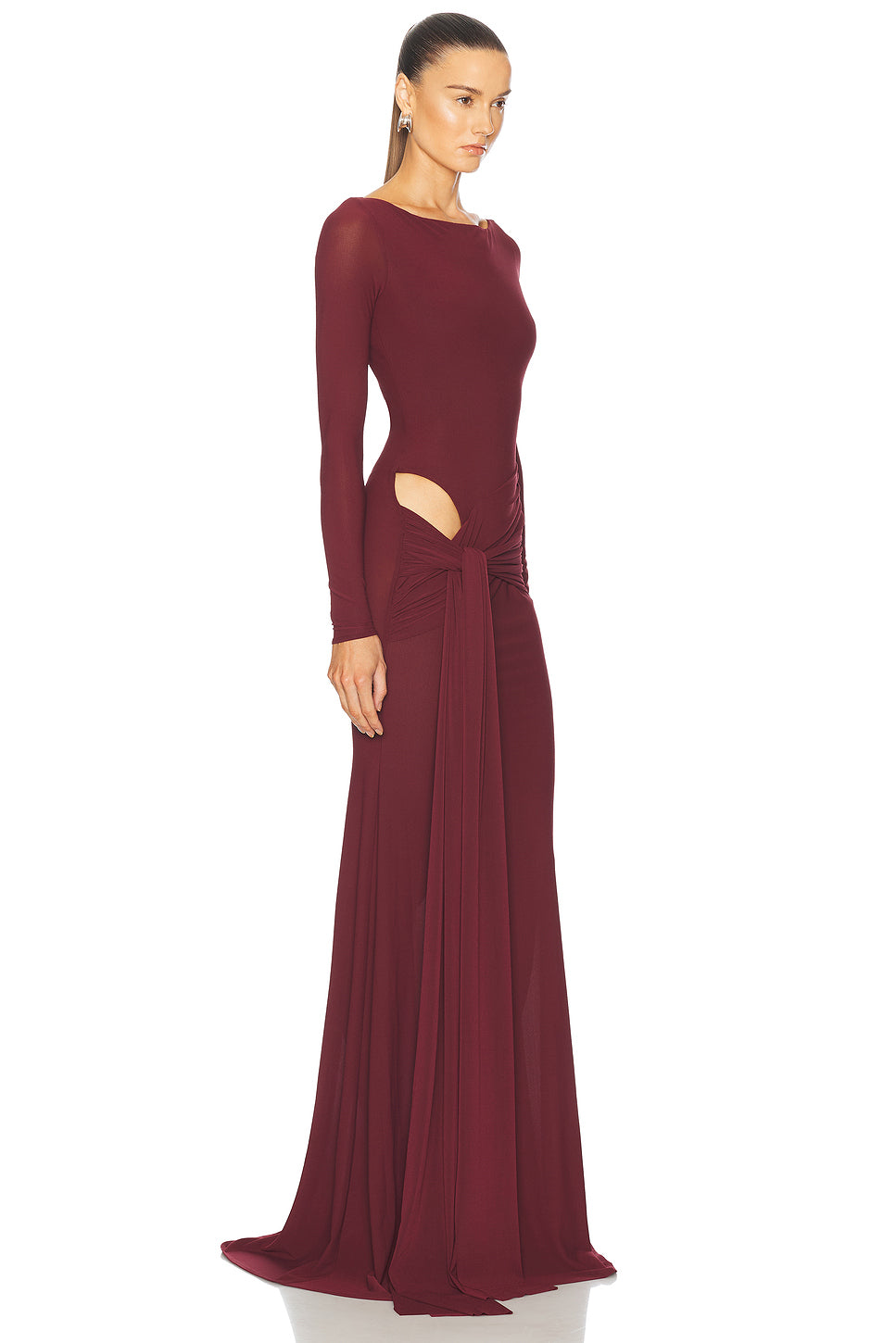 Wrapped Jersey Gown