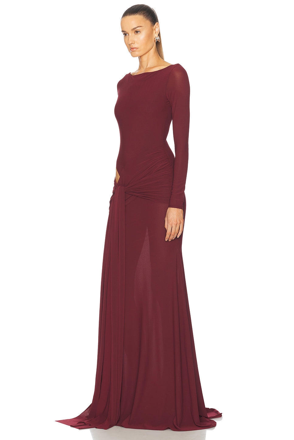 Wrapped Jersey Gown