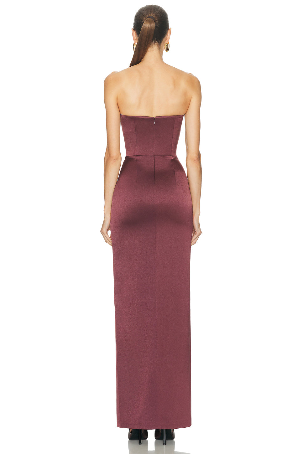 Strapless Column Dress