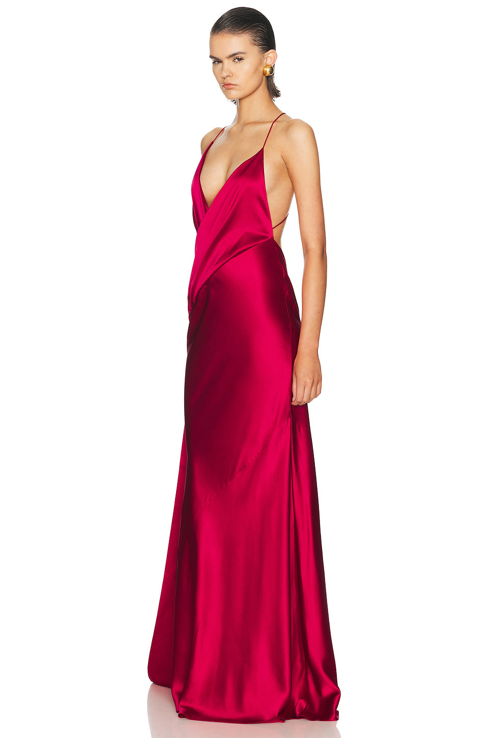 Bikini Wrap Asymmetric Gown
