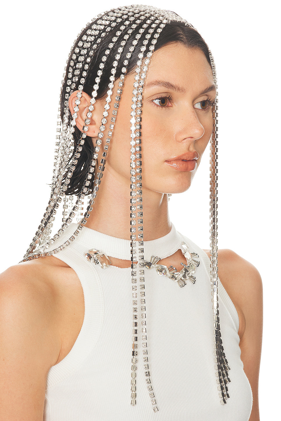 Crystal Fringe Headband