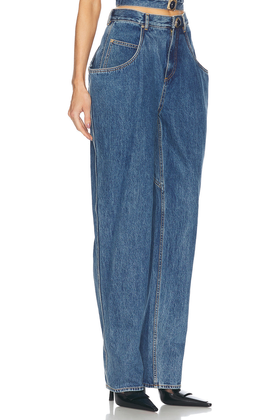 Flare Pocket Wide Leg