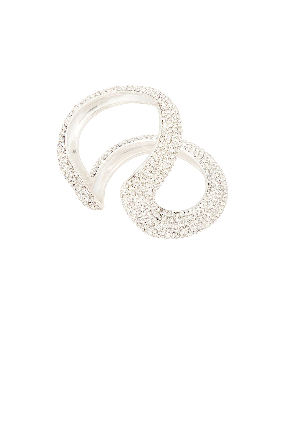 Crystal Link Cuff Bracelet