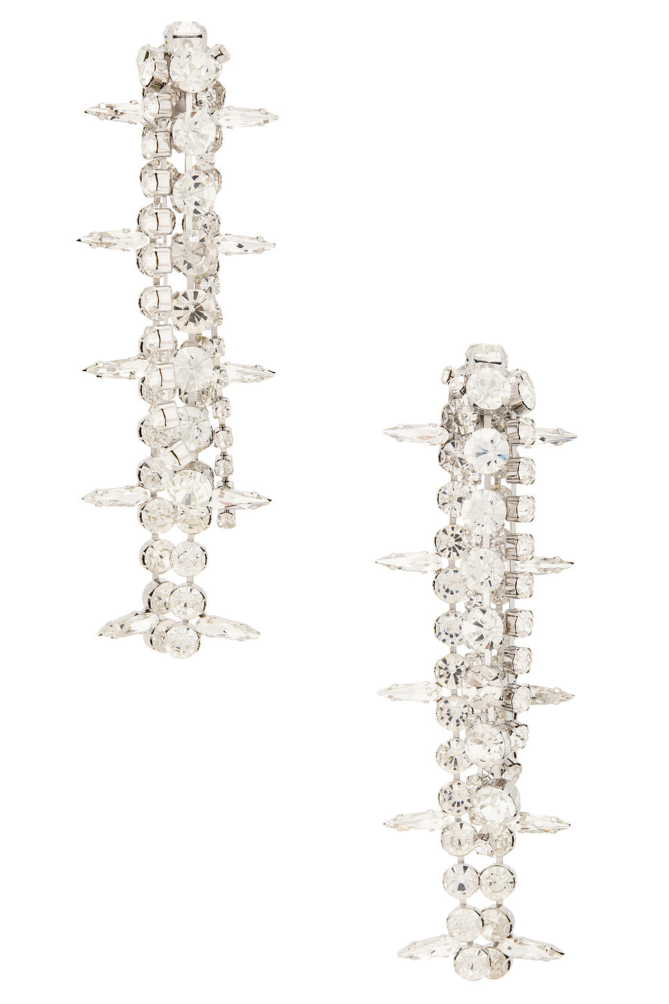 Crystal Fringe Drop Earrings
