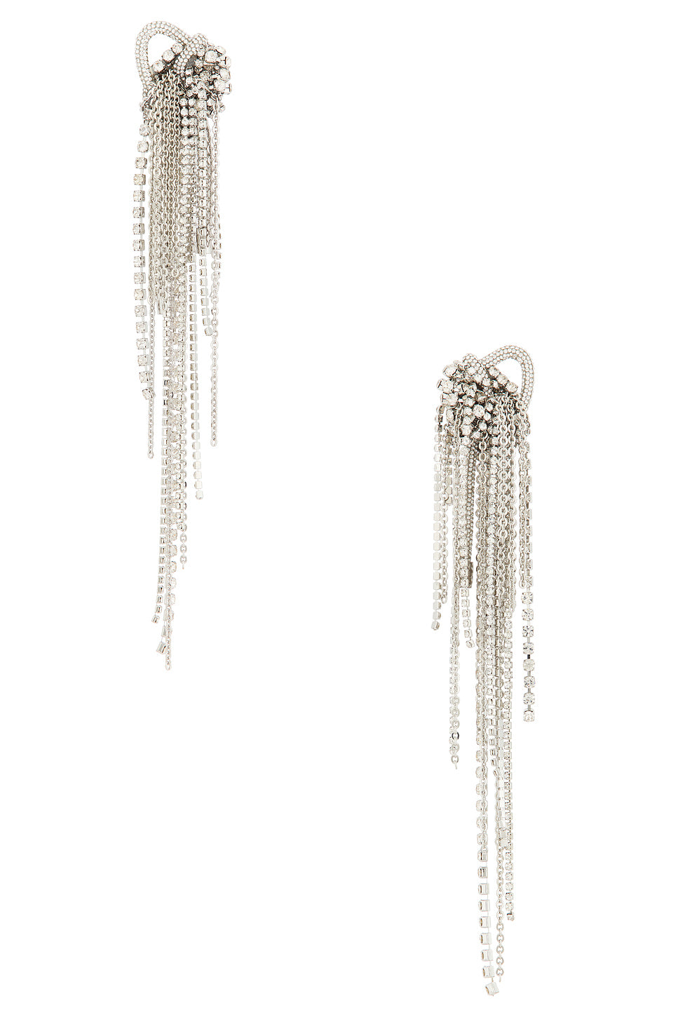 Long Messy Chain Earrings