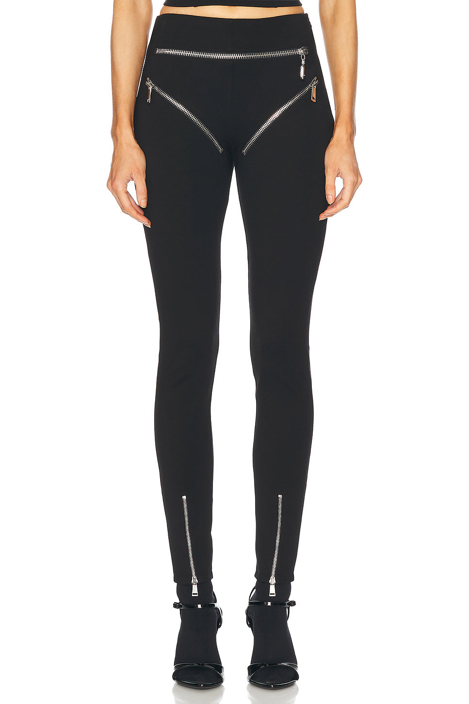 Zipper Brief Legging