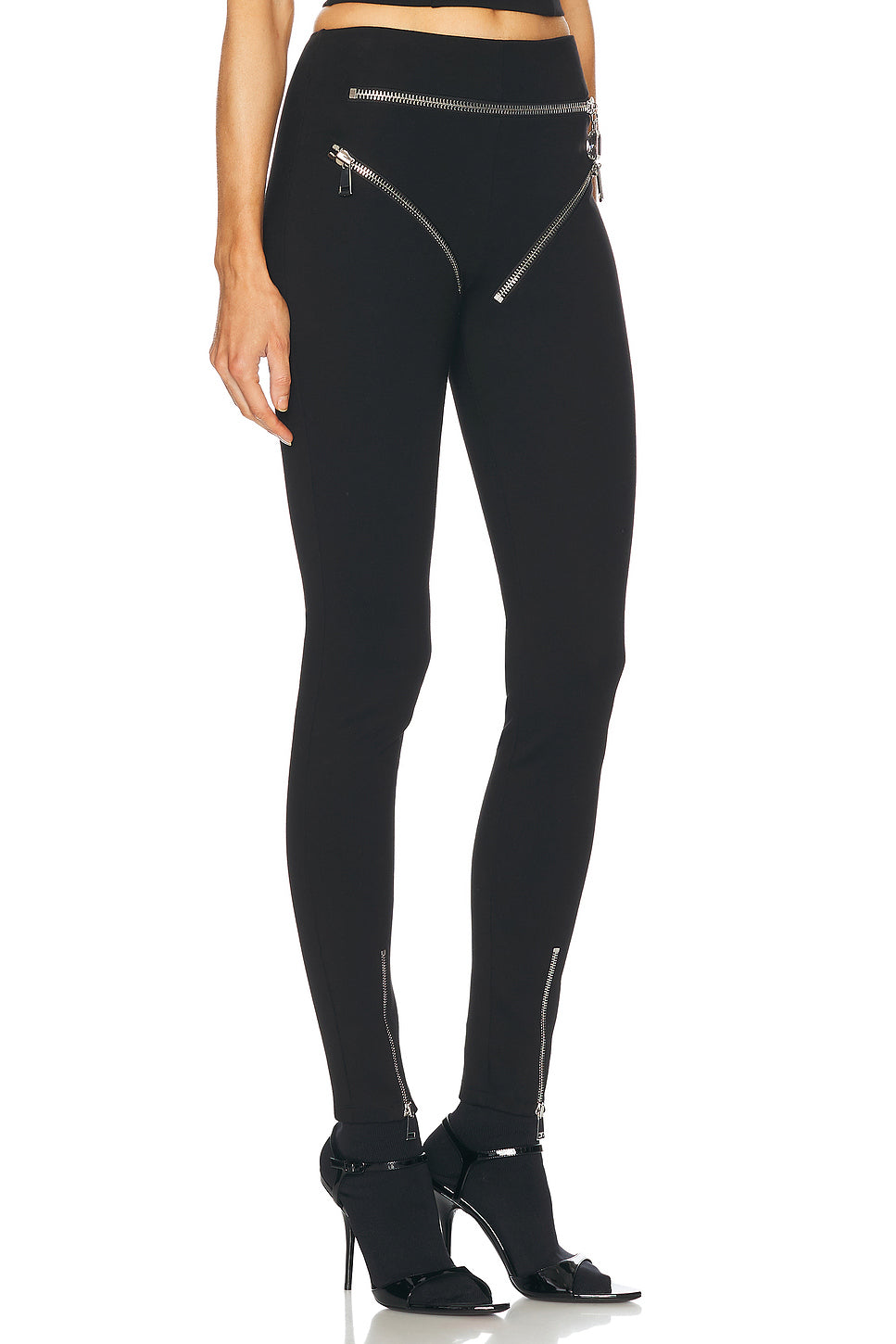 Zipper Brief Legging