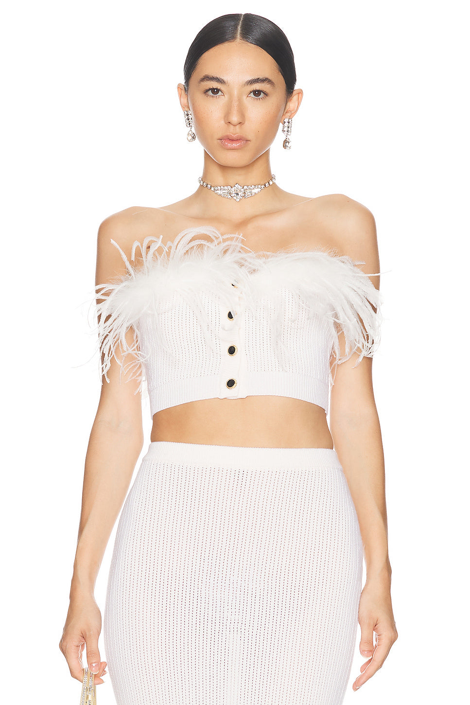 Strapless Cropped Top